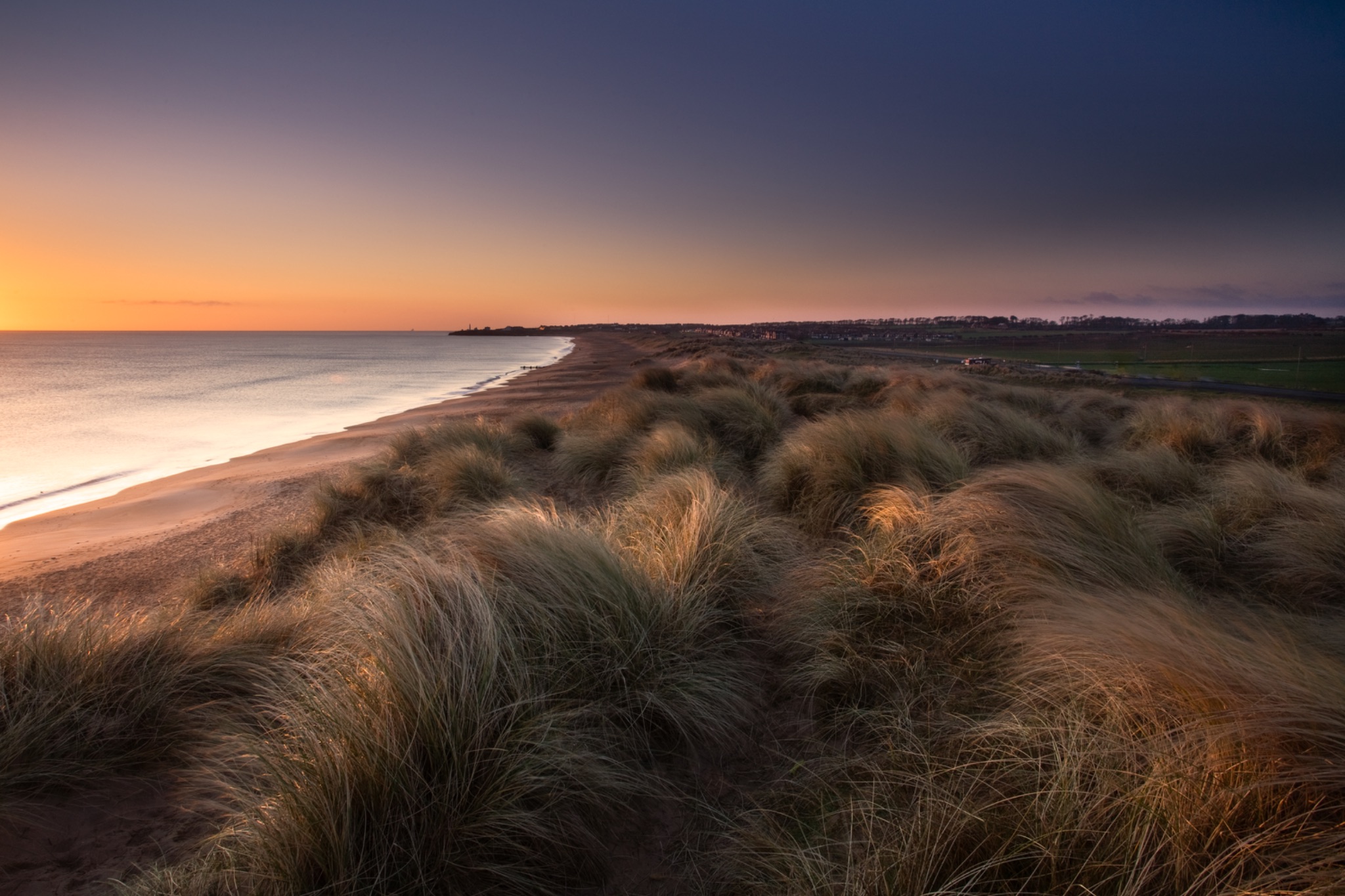 England, Northumberland, Blyth Beach.